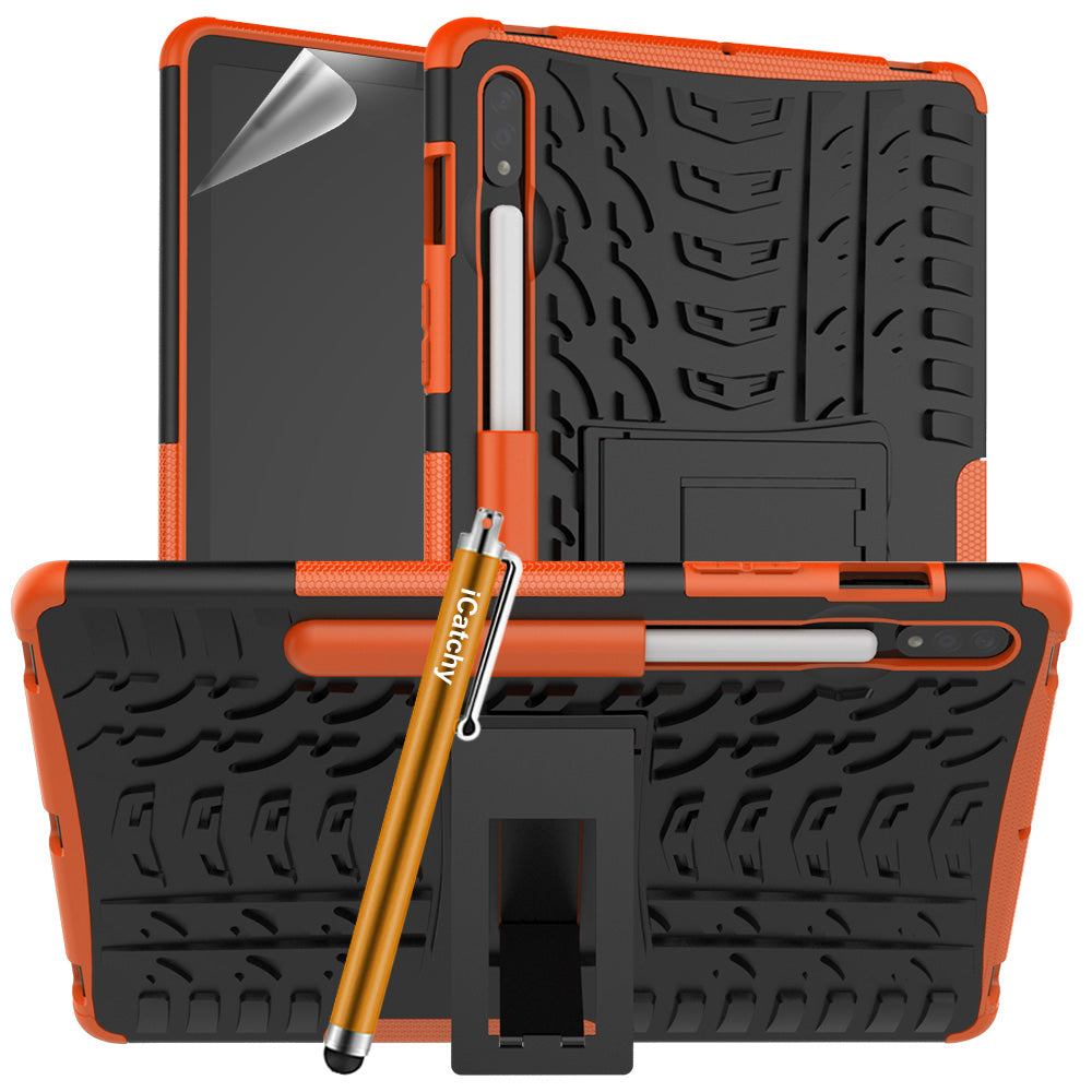 For Samsung Galaxy Tab S7 Case Heavy Duty Armor Hybrid Shockproof Dual Layer Hard Cover