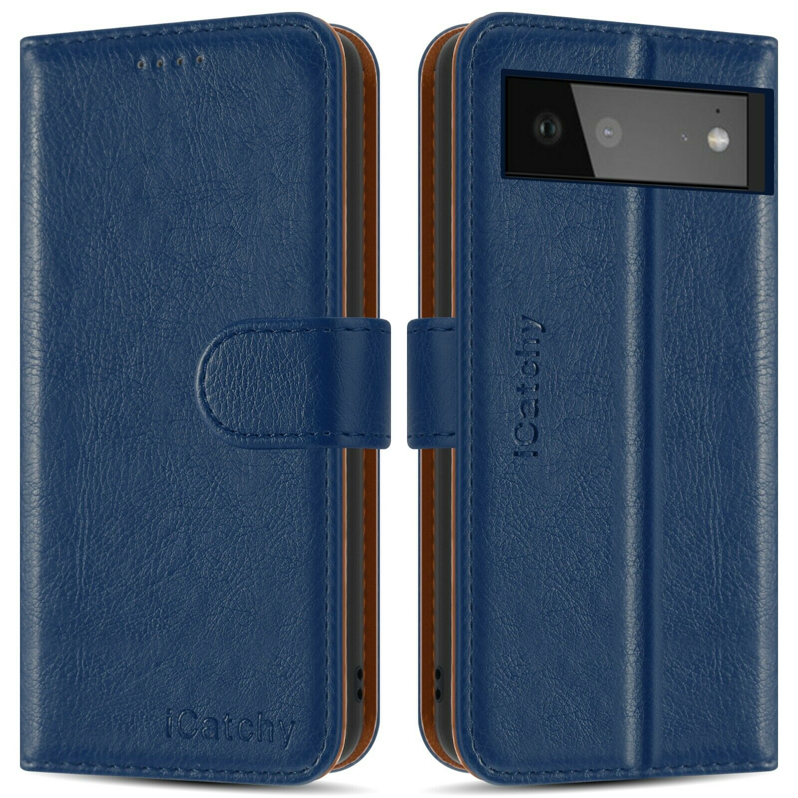 For Google Pixel 6 / 6 Pro Case Leather Wallet Book Flip Folio Stand View Cover image 0
