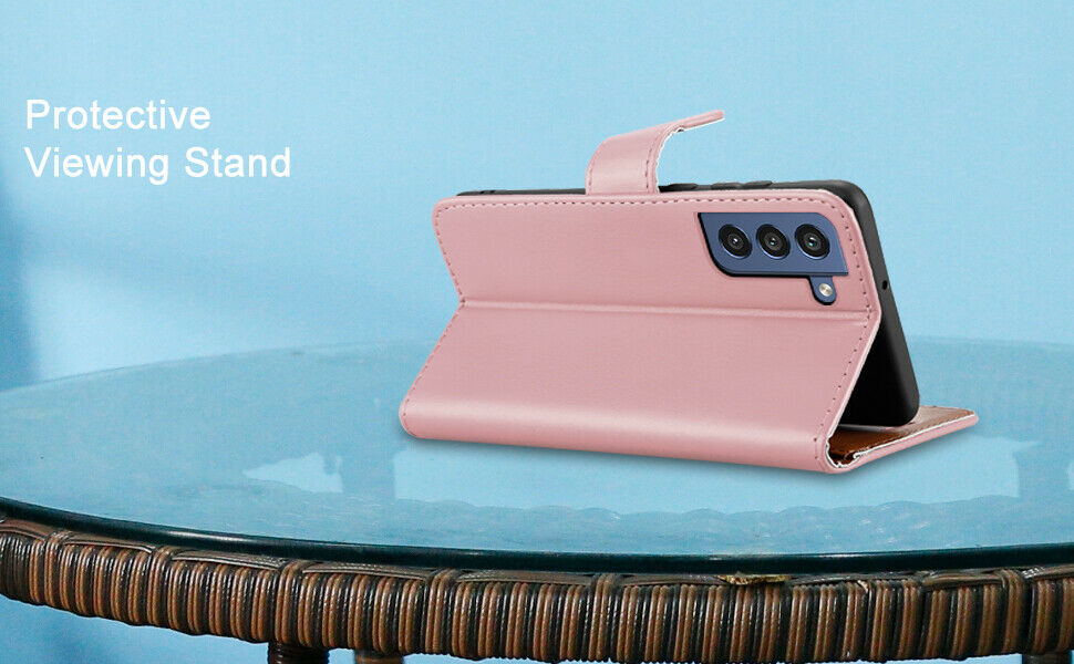 For Samsung Galaxy S21 FE Case Premium Leather Wallet Flip Card Slot Phone Cover image 38