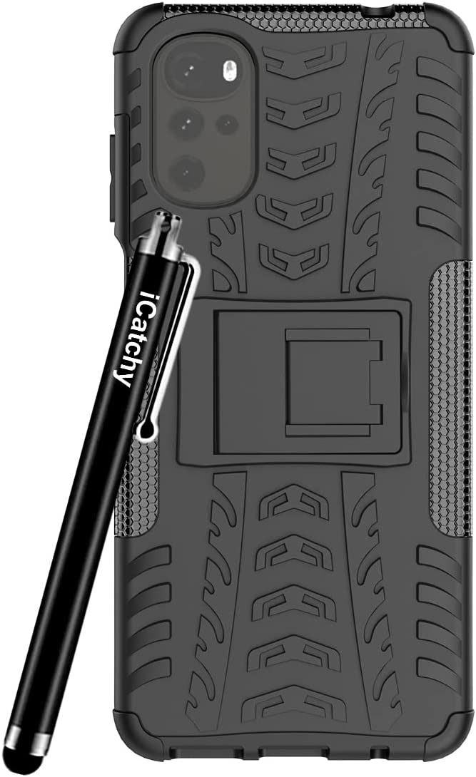 iCatchy for Motorola Moto G22 Case, Heavy Duty Armor Rugged Hard Tough Dual Layer Hybrid Shockproof Cover compatible with Motorola G22 Phone Case image 4