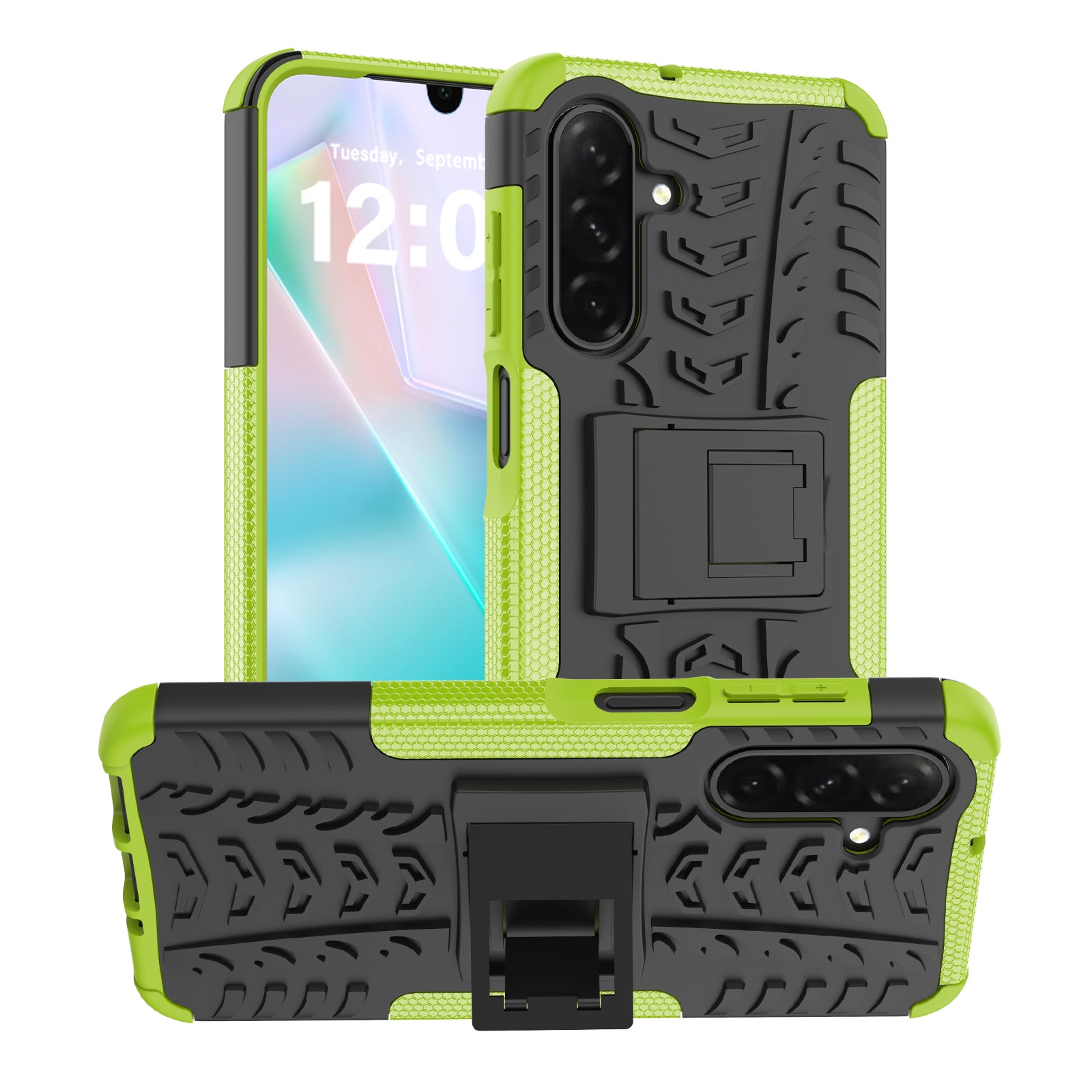 iCatchy for Samsung A26 5G Case, Heavy Duty Hard Tough Dual Layer Hybrid Shockproof Cover compatible For A26 Case