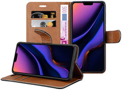 iCatchy For iPhone 11 Case Leather Wallet Book Cover Pouch for iPhone 11 image 1