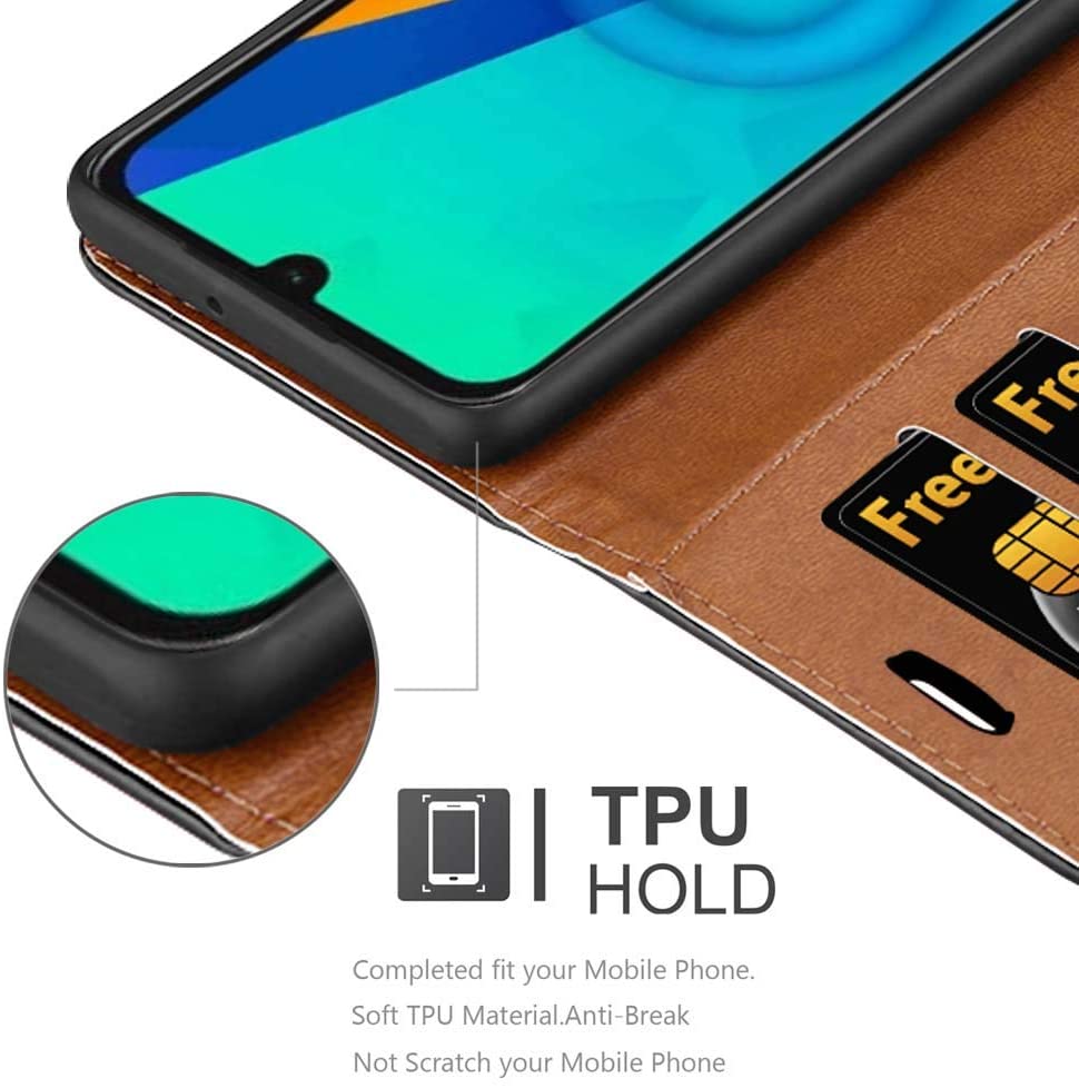 For Oppo A72 Case Leather Wallet Book Flip Folio Stand View Cover Pouch for Oppo A72 image 5