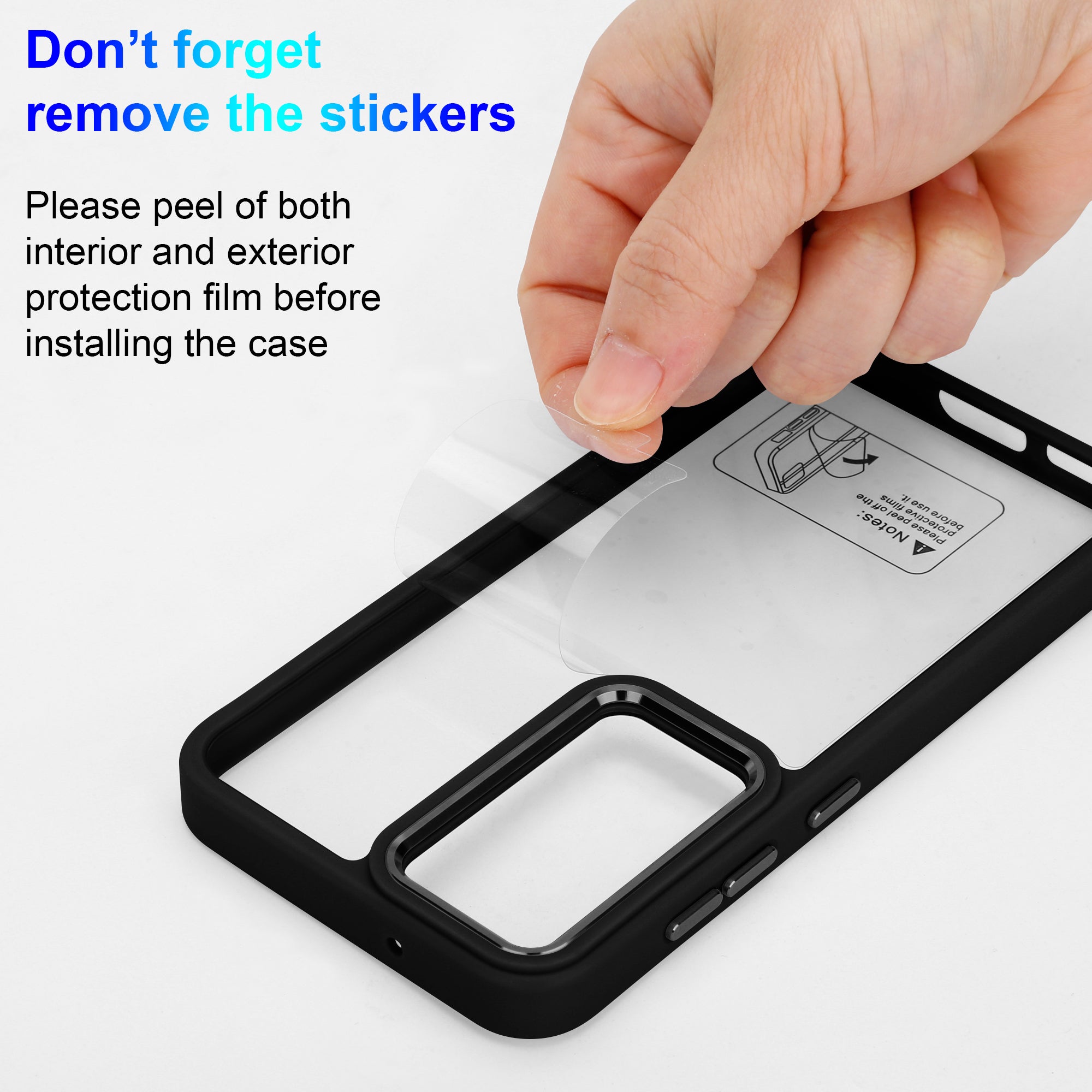iCatchy Case for Samsung Galaxy S23 Anti-Scratch Clear Hard Back Transparent Bumper Shockproof Phone Cover [Anti Yellowing] image 8