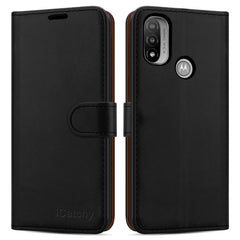 For Motorola Moto E20 / E30 / E40 Case Leather Wallet Book Flip Folio Stand View image 0