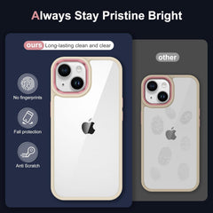 iCatchy for iPhone 15 Case 6.1-Inch, Shockproof Bumper Phone Cover, Anti-Yellowing Clear Back Compatible with iPhone 15