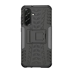 iCatchy for Samsung Galaxy A37 5G Rugged Protective Case with Kickstand and 2 Tempered Glass Screen Protectors, Shockproof Dual Layer Heavy Duty Armor Bumper Cover