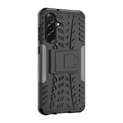 iCatchy for Samsung Galaxy A37 5G Rugged Protective Case with Kickstand and 2 Tempered Glass Screen Protectors, Shockproof Dual Layer Heavy Duty Armor Bumper Cover