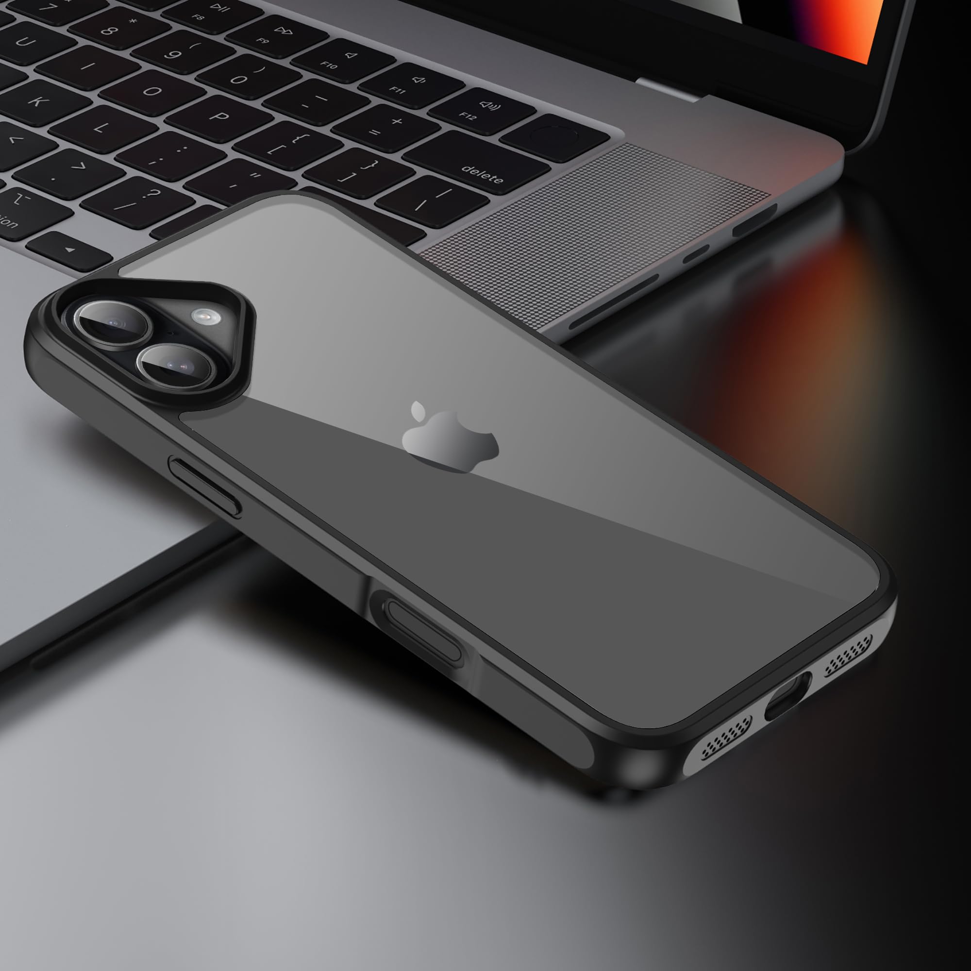 iCatchy Case for iPhone 17 6.3-Inch, Shockproof Bumper Phone Cover Military-Grade Protection Anti-Yellowing Clear Back