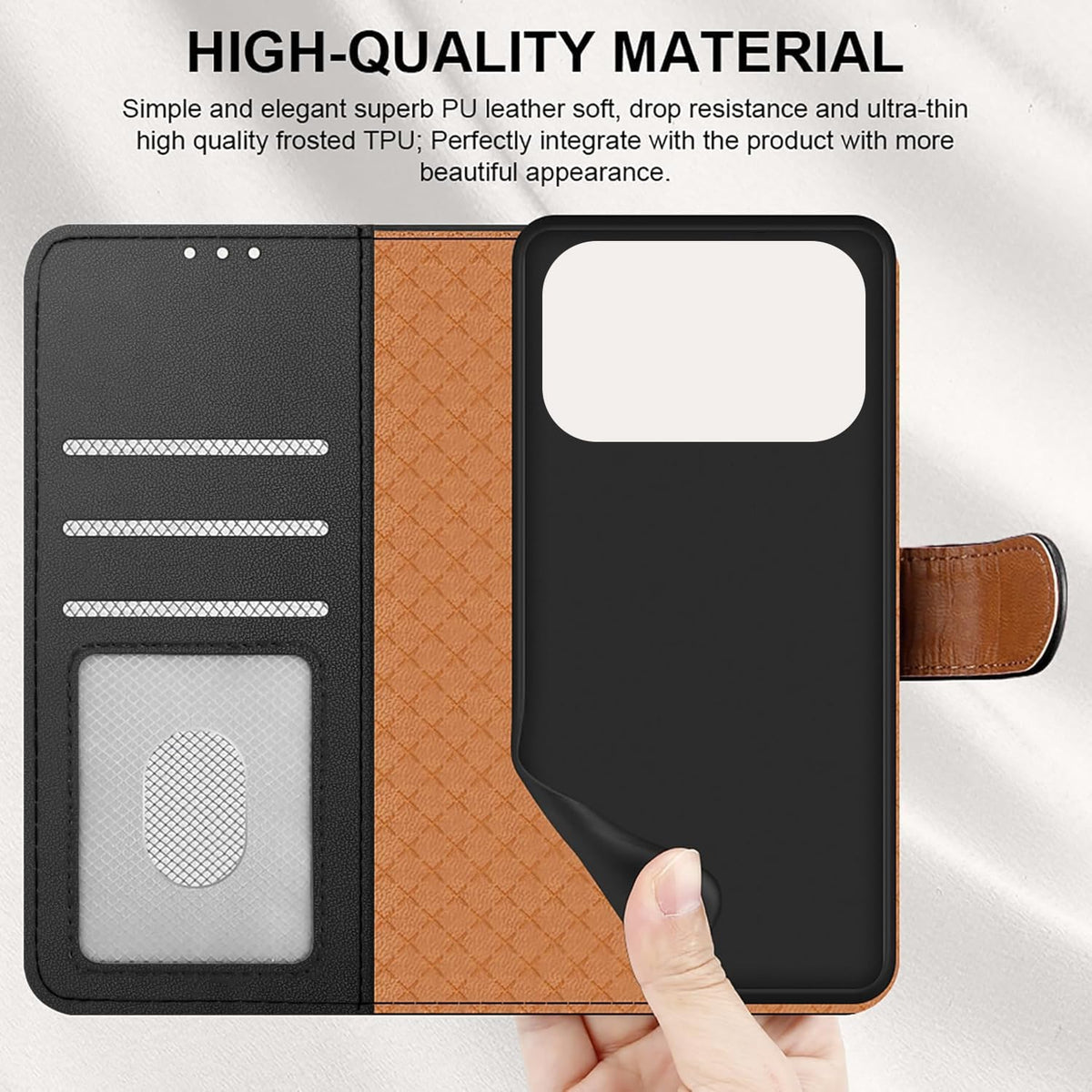 iCatchy Case for iPhone 18 Pro Max (6.9-Inch) Case, RFID Blocking Wallet Cover