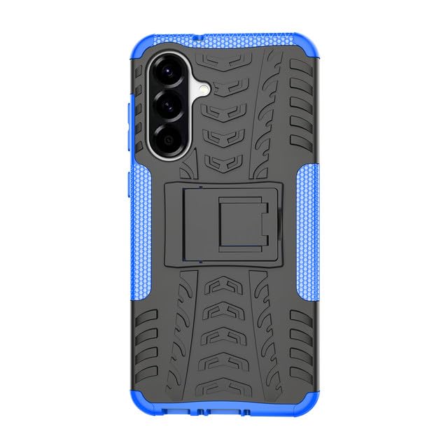 iCatchy Case for Samsung A56 5G Military Grade Shockproof, Heavy Duty Hard Tough Dual Layer Robust Bumper Kickstand Cover and 2 Screen Protector Tempered Glass for Galaxy A56 Phone