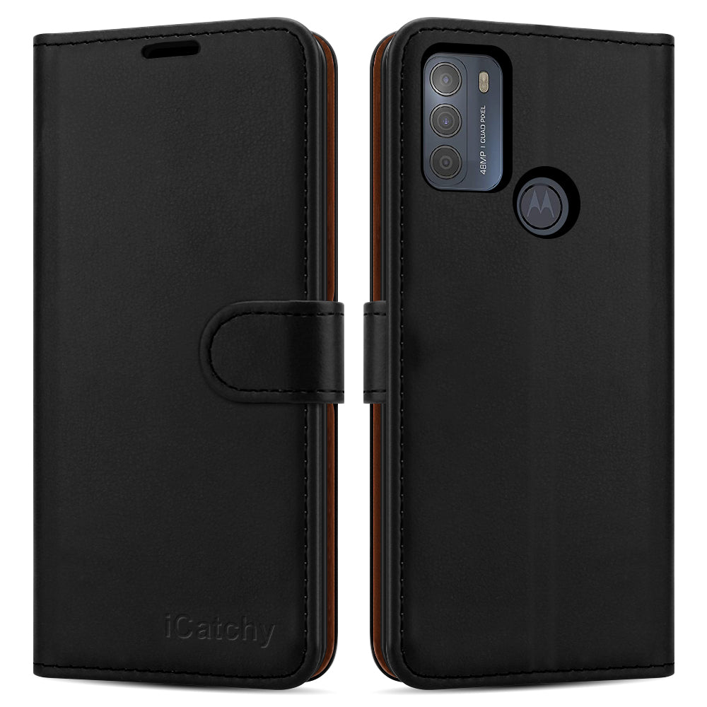 For Motorola Moto G50 Case Leather Wallet Book Flip Folio Stand View Cover Pouch for Motorola Moto G50 image 0