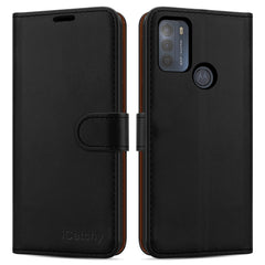 For Motorola Moto G50 Case Leather Wallet Book Flip Folio Stand View Cover Pouch for Motorola Moto G50 image 0