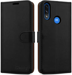 For Motorola Moto E7i Power Case Leather Wallet Book Flip Folio Magnetic Closure Stand View Cover compatible With Motorola Moto E7i Power image 0