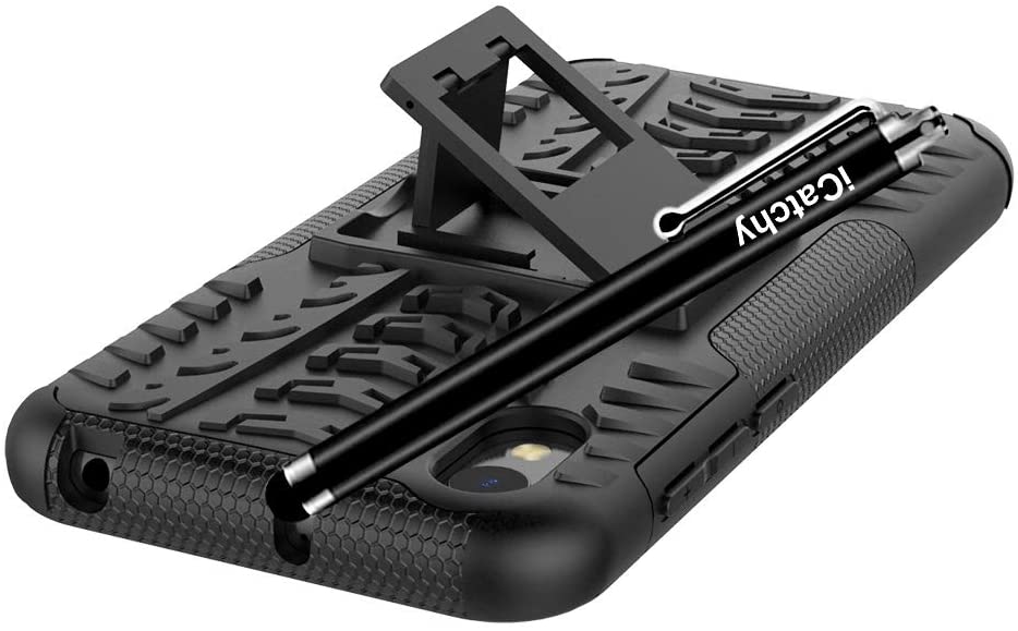 iCatchy For Huawei Y5 2019 Case Heavy Duty Tough Rugged Shockproof Hybrid Kickstand Hard Cover Compatible with Huawei Y5 2019 image 6