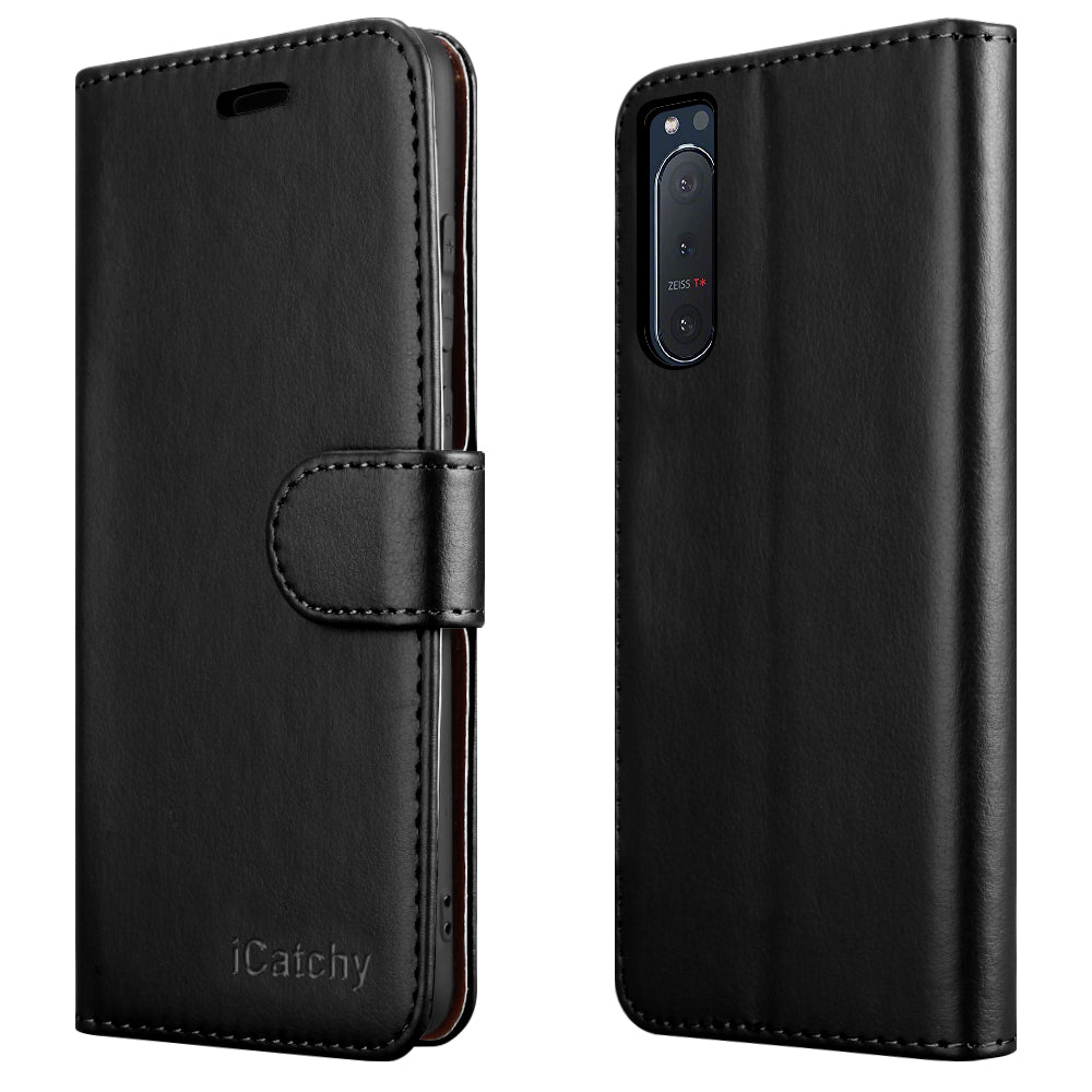 For Huawei P Smart 2021 Case Leather Wallet Book Flip Folio Stand View Cover Compatible with Huawei P Smart 2021 Phone Cover image 0