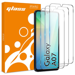 iCatchy [3 Pack] Screen Protector for Samsung A07 / A05s, Phone High Transparency Tempered Glass Protection Film Impact-Protection Anti-Scratch Compatible with Galaxy A07 / A05s