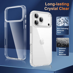 iCatchy Case for iPhone 17 Pro 6.3-Inch, Shockproof Bumper Phone Cover Military-Grade Protection Anti-Yellowing Clear Back