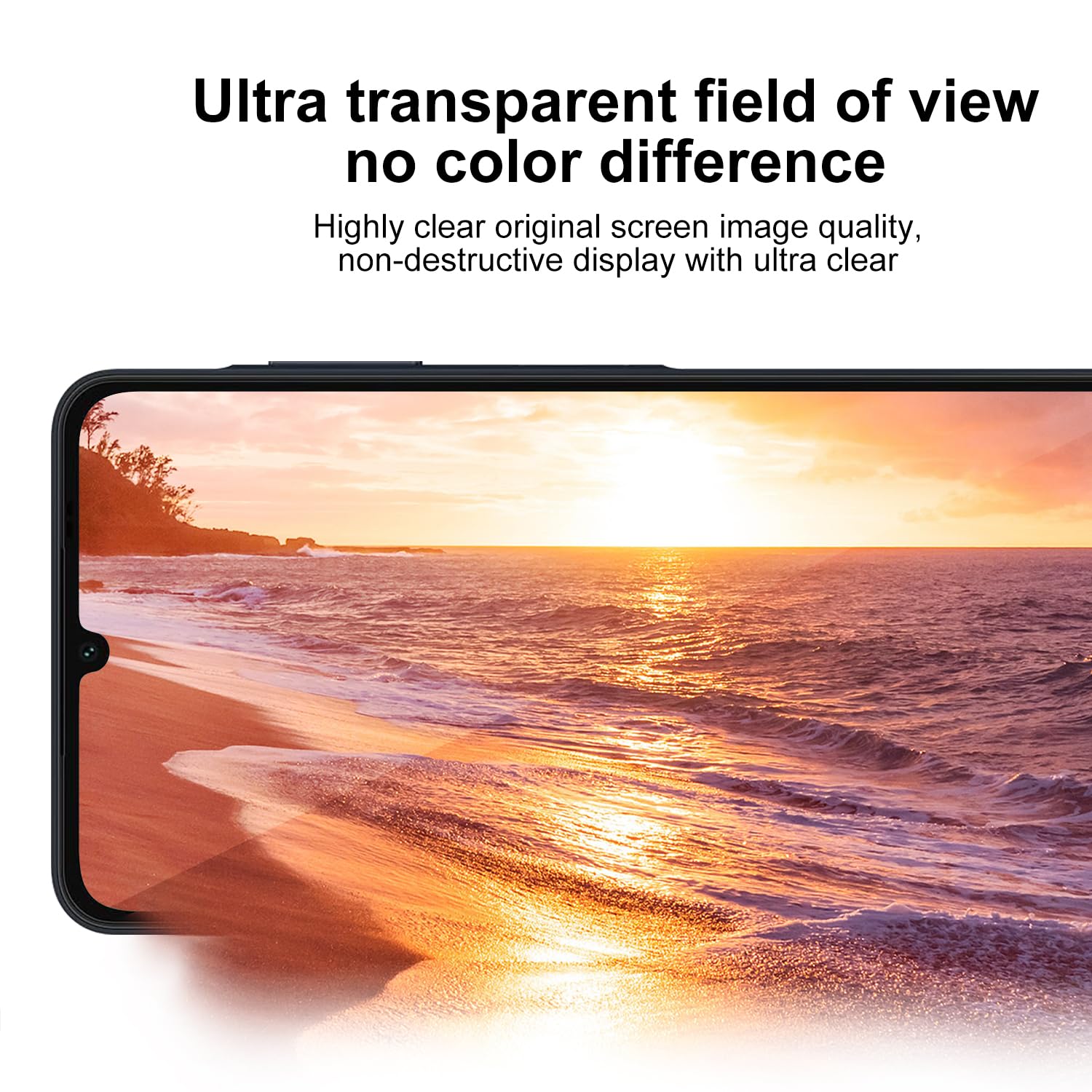 iCatchy [3 Pack] Screen Protector for Samsung A07 / A05s, Phone High Transparency Tempered Glass Protection Film Impact-Protection Anti-Scratch Compatible with Galaxy A07 / A05s