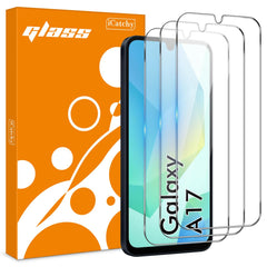 iCatchy [3 Pack] for Samsung A17 A16 A26 Screen Protector, Phone High Transparency Tempered Glass Protection Film Impact-Protection Anti-Scratch Compatible with Galaxy A17 A16 A26