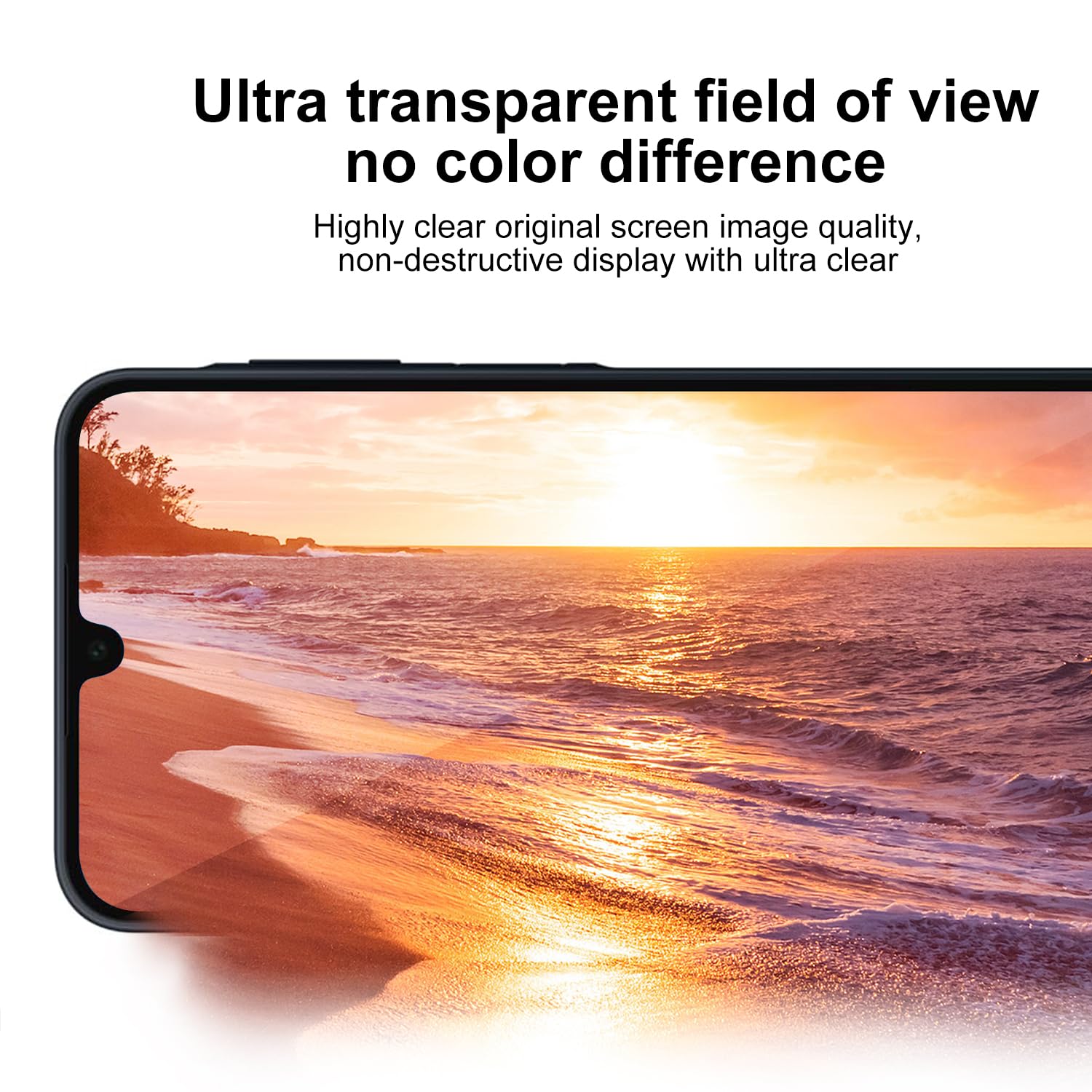 iCatchy [3 Pack] for Samsung A17 A16 A26 Screen Protector, Phone High Transparency Tempered Glass Protection Film Impact-Protection Anti-Scratch Compatible with Galaxy A17 A16 A26