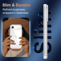 iCatchy Case for iPhone Air 6.5-Inch, Shockproof Bumper Phone Cover Military-Grade Protection Anti-Yellowing Clear Back