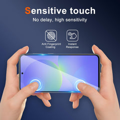 iCatchy 3 Pack for Samsung A37 Screen Protector, Phone High Transparency Tempered Glass Protection Film Impact-Protection Anti-Scratch Compatible with Galaxy A37