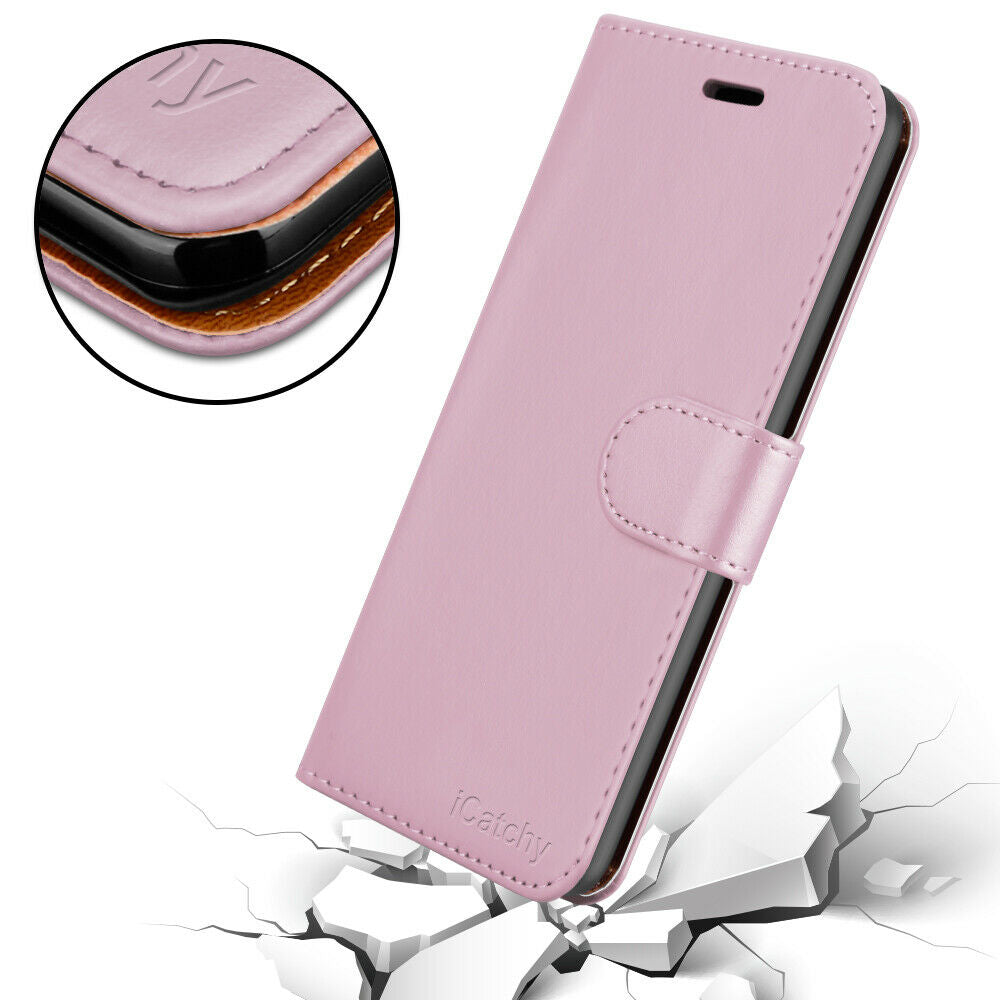 For Samsung Galaxy S21 FE Case Premium Leather Wallet Flip Card Slot Phone Cover image 37