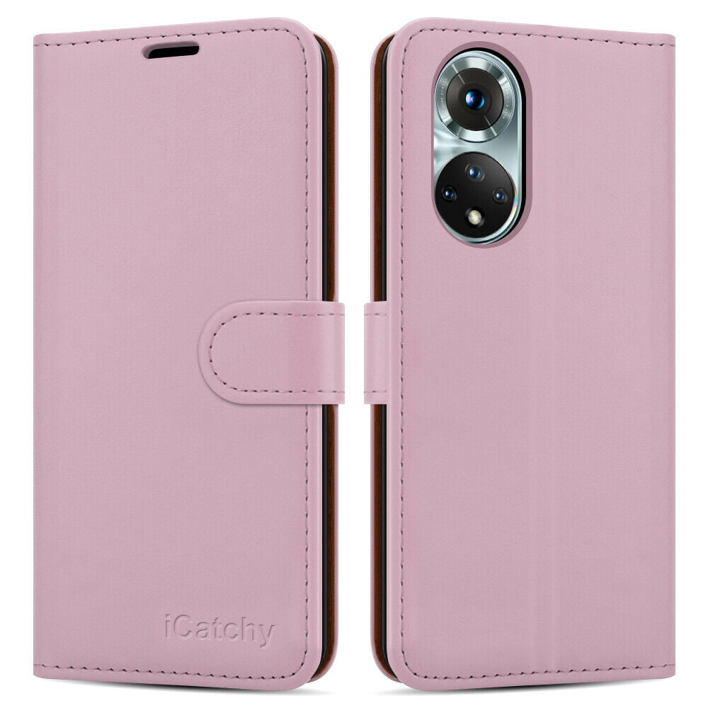 For Honor 50 Case Leather Wallet Book Flip Stand View Magnetic Closure Cover image 4