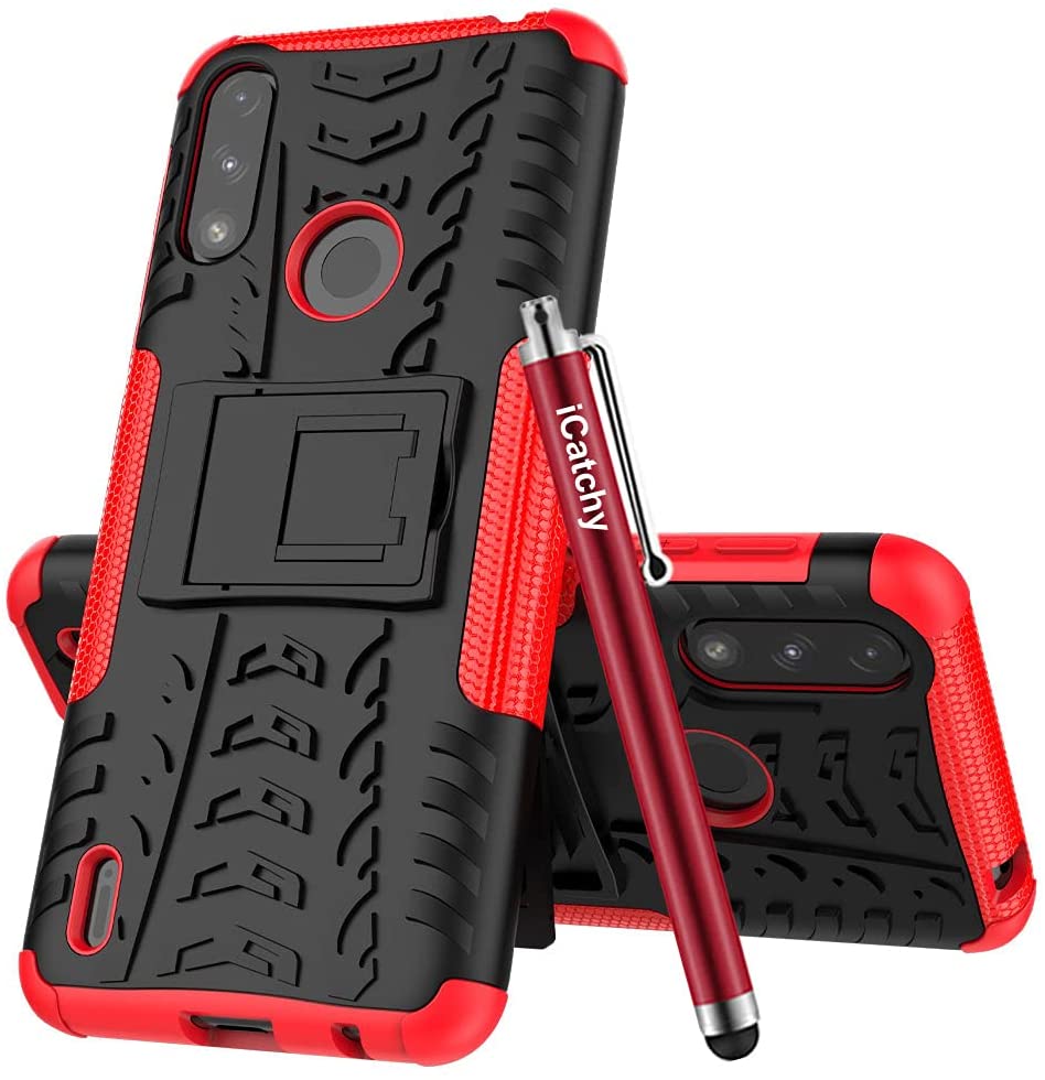 For Motorola Moto E7i Power Case, Heavy Duty Hard Tough Dual Layer Hybrid Shockproof Cover compatible With Motorola Moto E7i Power Phone Case