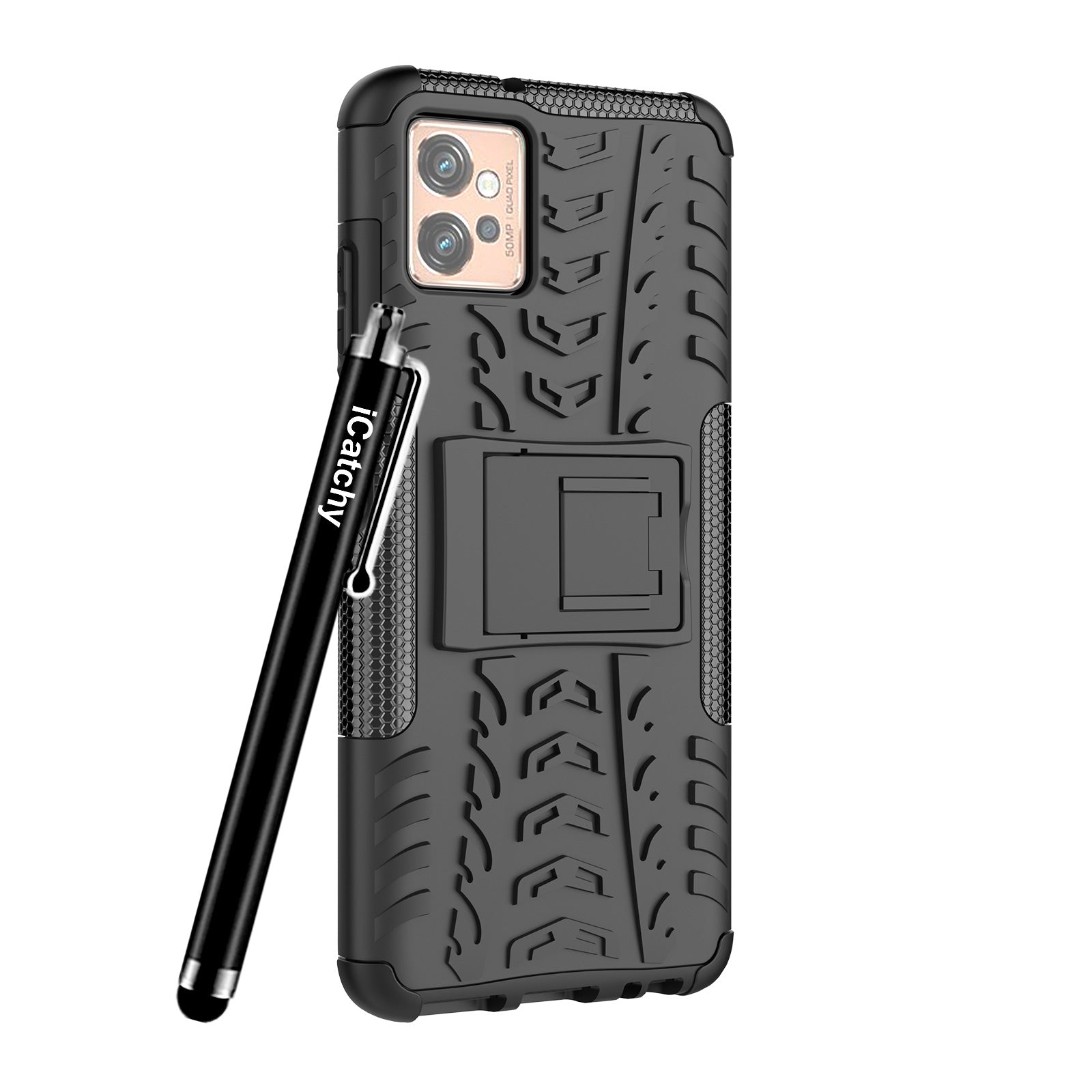 iCatchy for Motorola Moto G32 Case, Heavy Duty Hard Tough Dual Layer Hybrid Shockproof Cover compatible For Motorola Moto G32 Phone Cover image 5