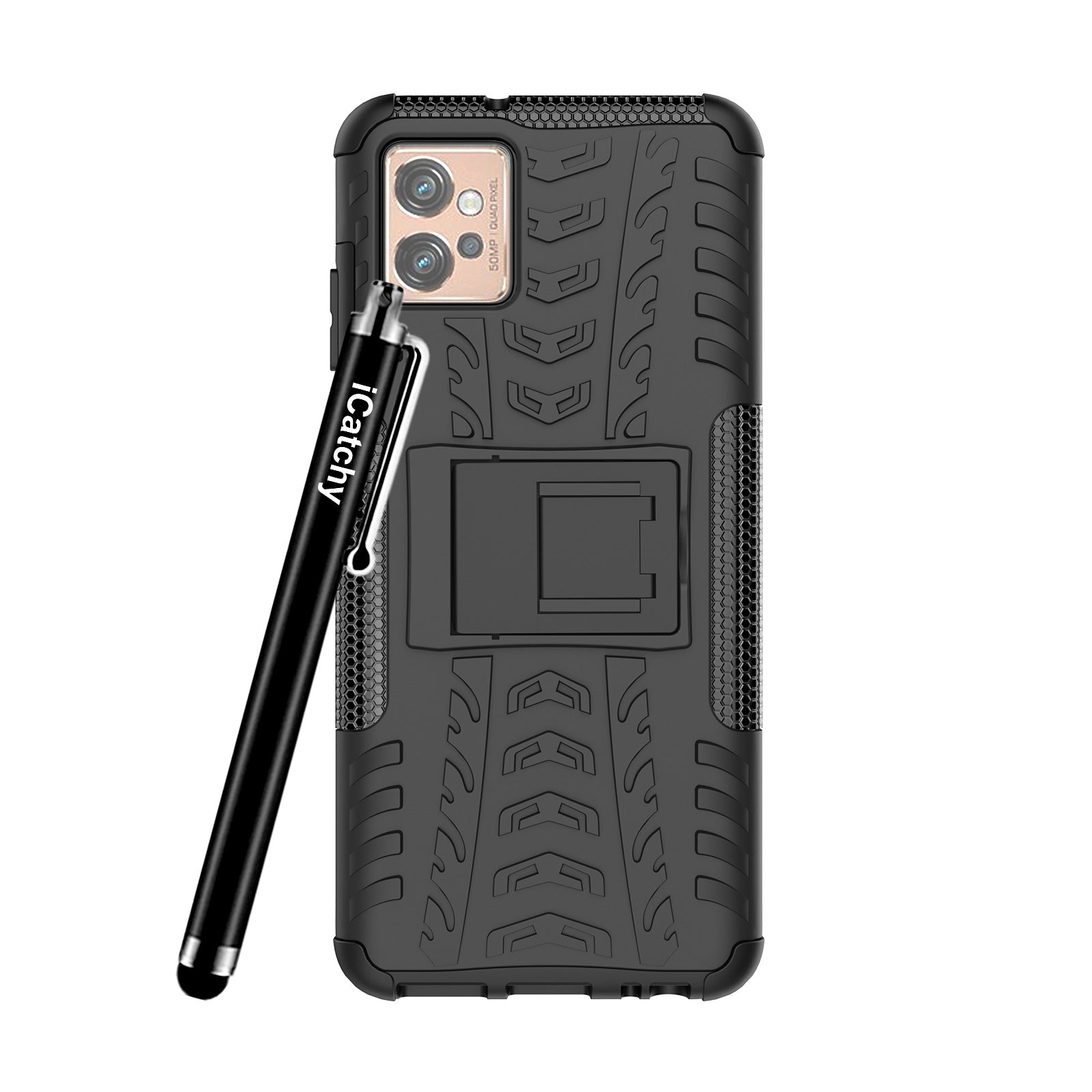 iCatchy for Motorola Moto G32 Case, Heavy Duty Hard Tough Dual Layer Hybrid Shockproof Cover compatible For Motorola Moto G32 Phone Cover image 4