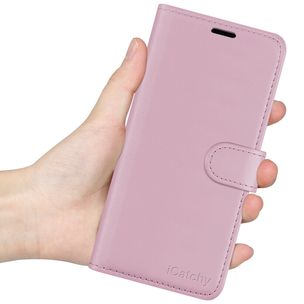 For Samsung Galaxy S21 FE Case Premium Leather Wallet Flip Card Slot Phone Cover image 35