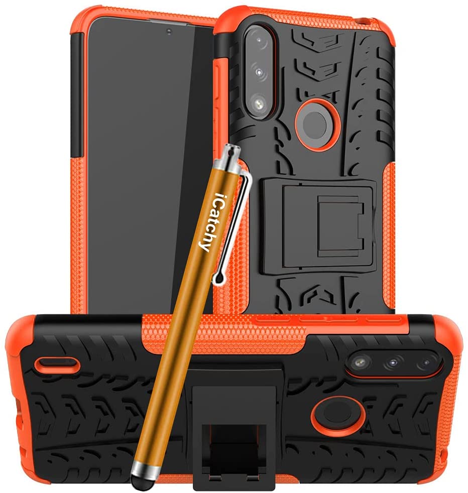 For Motorola Moto E7i Power Case, Heavy Duty Hard Tough Dual Layer Hybrid Shockproof Cover compatible With Motorola Moto E7i Power Phone Case