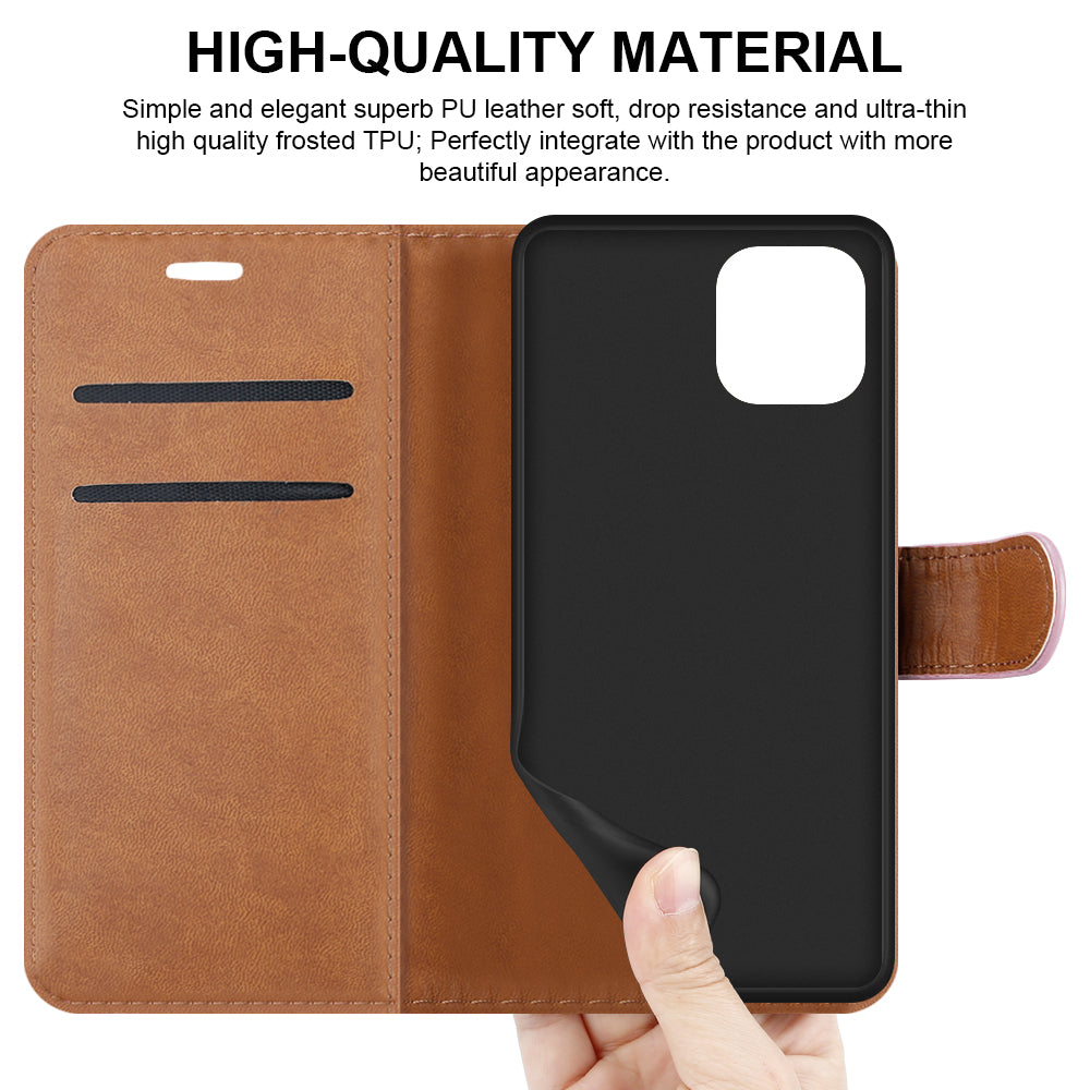 For Motorola Edge 20 Lite Case Leather Wallet Book Flip Folio Stand View Cover Pouch for Motorola Edge 20 Lite image 3
