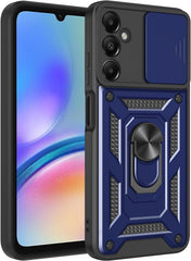 iCatchy Case for Samsung Galaxy A05s Phone Camera Cover Shockproof Heavy-duty Military Rugged Ring Holder Kickstand for Samsung A05s