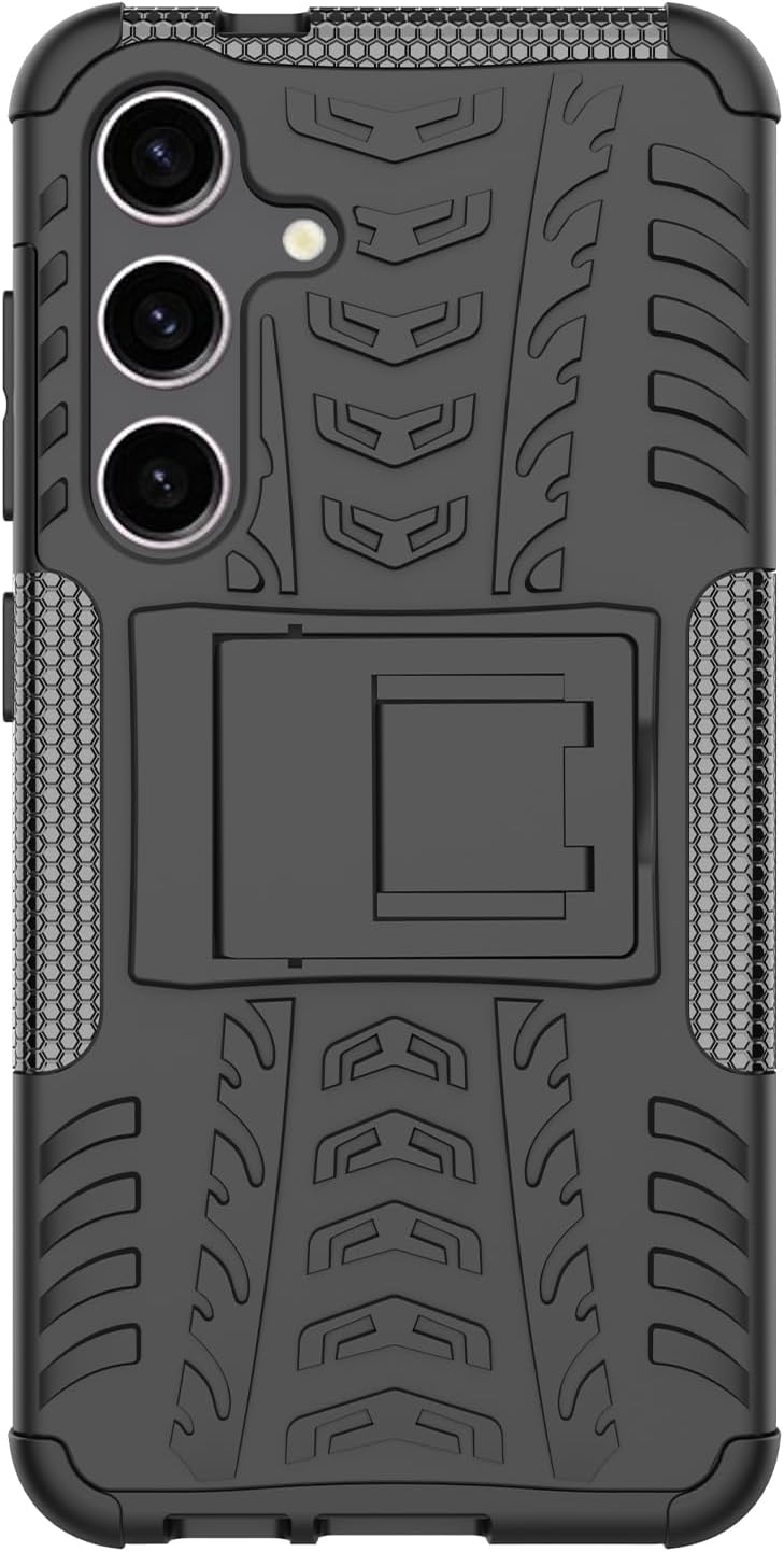iCatchy for Samsung Galaxy S24 Case, Heavy Duty Hard Tough Dual Layer Hybrid Shockproof Cover compatible For Galaxy S24 Case