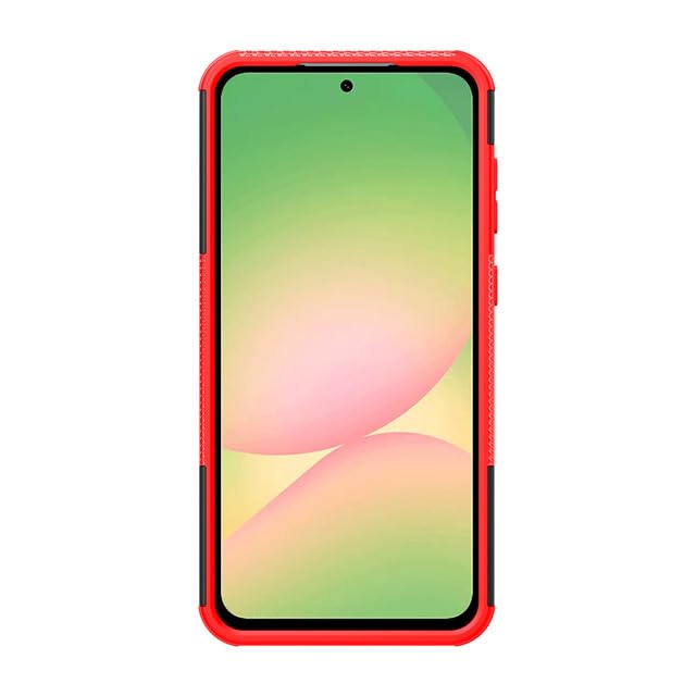 iCatchy Case for Samsung A56 5G Military Grade Shockproof, Heavy Duty Hard Tough Dual Layer Robust Bumper Kickstand Cover and 2 Screen Protector Tempered Glass for Galaxy A56 Phone