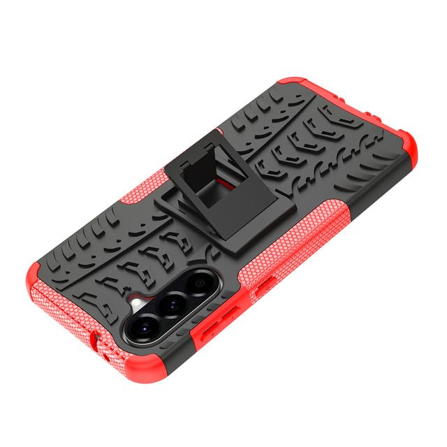iCatchy Case for Samsung Galaxy A36 5G Military Grade Shockproof, Heavy Duty Hard Tough Dual Layer Robust Bumper Kickstand Cover and 2 Screen Protector Tempered Glass for Galaxy A36 Phone